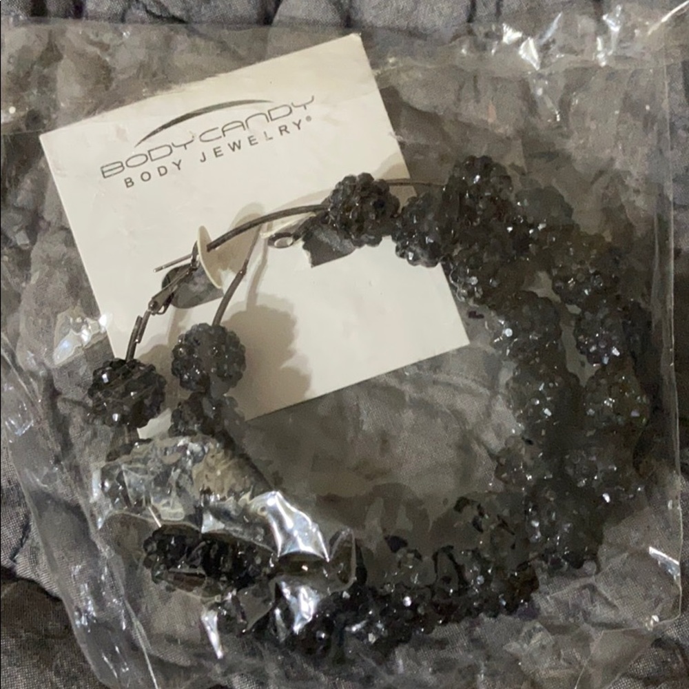 Black earrings